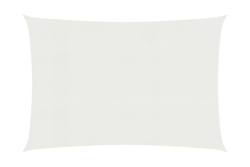 Solsegel 160 g/m² vit 2x3 m HDPE - Vit - Utemöbler - Solskydd - Solsegel