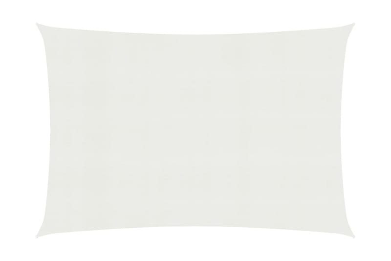 Solsegel 160 g/m² vit 2x5 m HDPE - Vit - Utemöbler - Solskydd - Solsegel