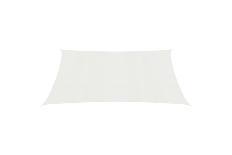 Solsegel 160 g/m² vit 3x5 m HDPE - Vit - Utemöbler - Solskydd - Solsegel