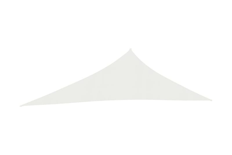 Solsegel 160 g/m² vit 4x5x6,8 m HDPE - Vit - Utemöbler - Solskydd - Solsegel