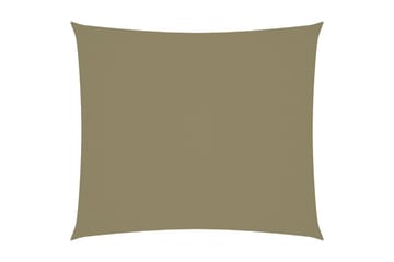 Solsegel oxfordtyg rektangulärt 2,5x3 m beige