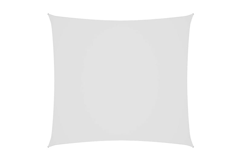 Solsegel oxfordtyg rektangulärt 2,5x3 m vit - Vit - Utemöbler - Solskydd - Solsegel