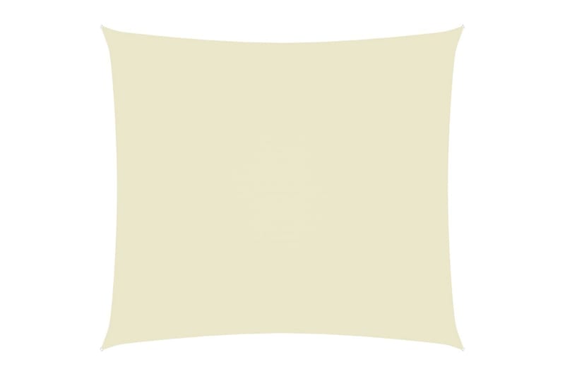 Solsegel oxfordtyg rektangulärt 2,5x3,5 m gräddvit - Vit - Utemöbler - Solskydd - Solsegel