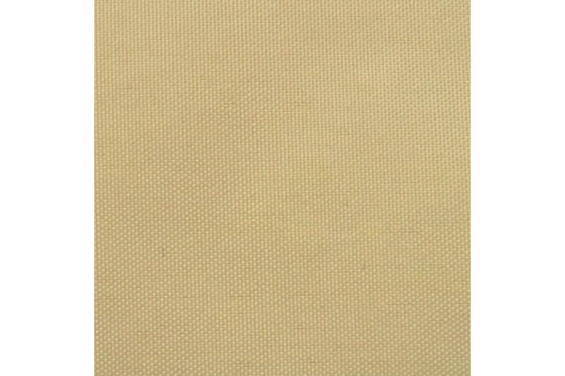 Solsegel Oxfordtyg rektangulärt 2x4 m beige - Beige - Solsegel