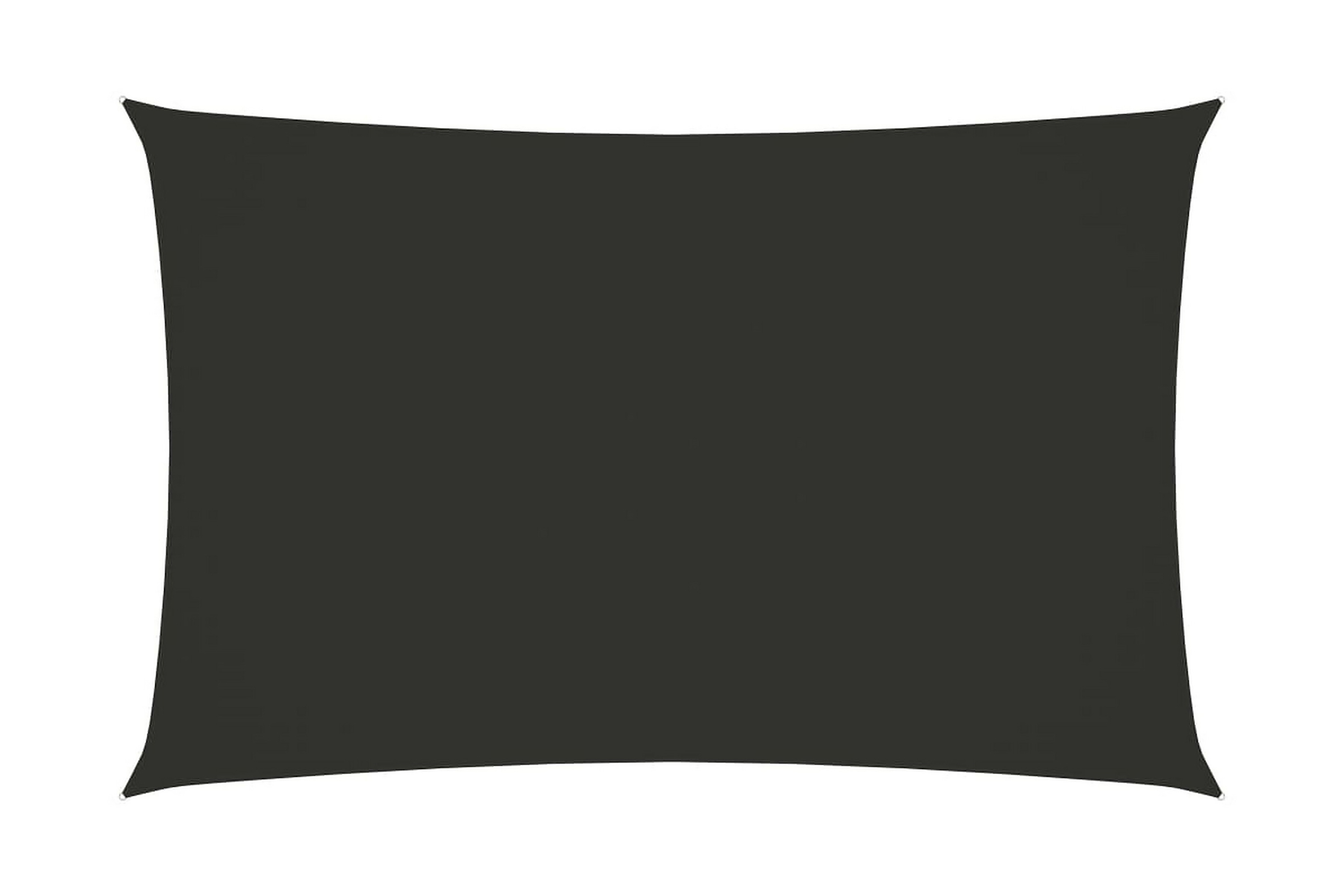 Solsegel oxfordtyg rektangulärt 4×7 m antracit – Antracit