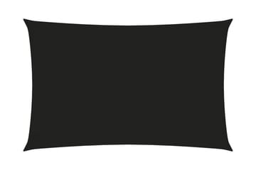 Solsegel oxfordtyg rektangulärt 4x7 m svart