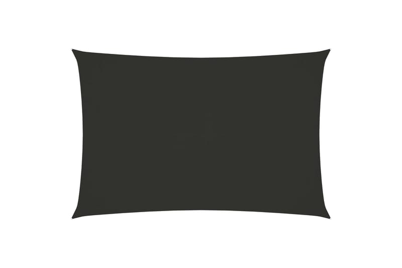 Solsegel oxfordtyg rektangulärt 6x8 m antracit - Grå - Utemöbler - Solskydd - Solsegel