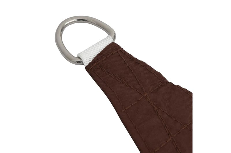 Solsegel oxfordtyg trapets 3/4x2 m brun - Brun - Utemöbler - Solskydd - Solsegel