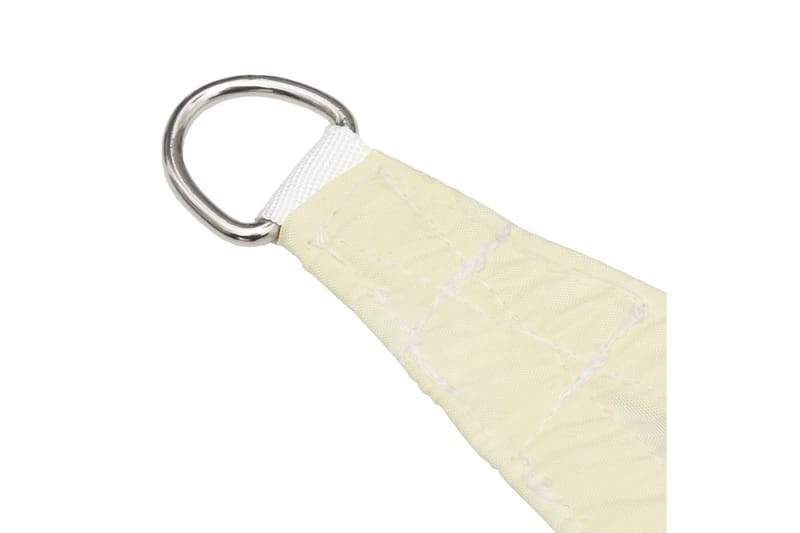 Solsegel oxfordtyg trapets 3/4x2 m gräddvit - Vit - Utemöbler - Solskydd - Solsegel