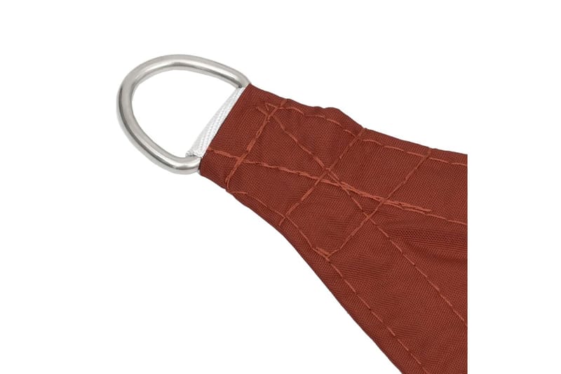 Solsegel oxfordtyg trapets 3/4x3 m terrakotta - Brun - Utemöbler - Solskydd - Solsegel
