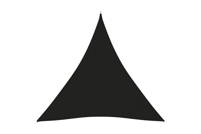 Solsegel oxfordtyg trekantigt 3,6x3,6x3,6 m svart - Svart - Utemöbler - Solskydd - Solsegel