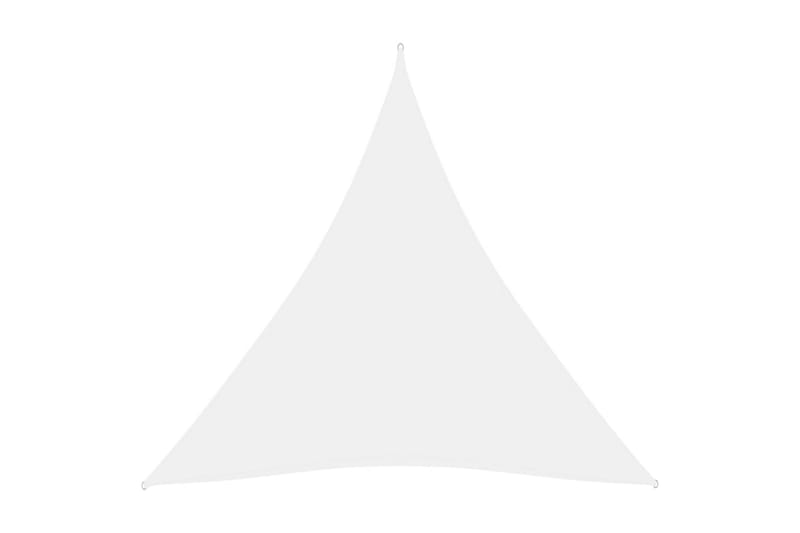 Solsegel oxfordtyg trekantigt 3,6x3,6x3,6 m vit - Vit - Utemöbler - Solskydd - Solsegel