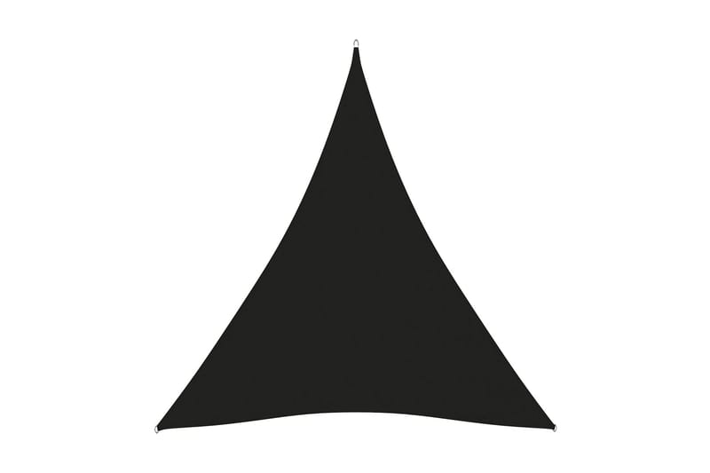 Solsegel oxfordtyg trekantigt 4x5x5 m svart - Svart - Utemöbler - Solskydd - Solsegel