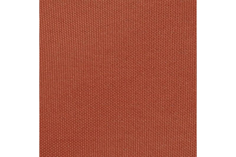 Solsegel Oxfordtyg trekantigt 5x5x5 m terrakotta - Brun - Utemöbler - Solskydd - Solsegel