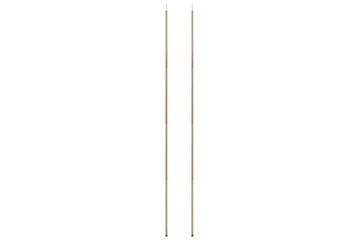 Stolpar till solsegel 2 st 200 cm galvaniserat stål - Utemöbler - Solskydd - Solsegel