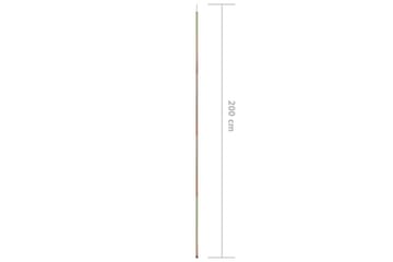 Stolpar till solsegel 2 st 200 cm galvaniserat stål - Utemöbler - Solskydd - Solsegel