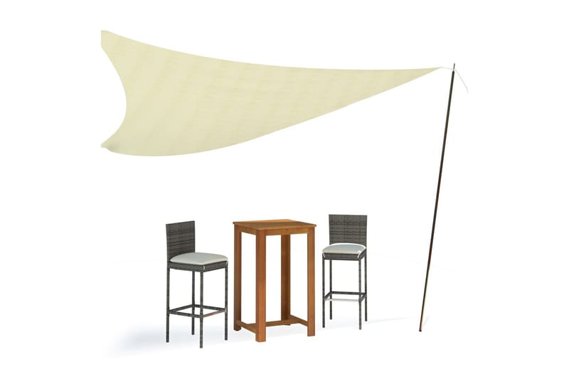 Stolpe till solsegel 250 cm galvaniserat stål - Guld - Utemöbler - Solskydd - Solsegel