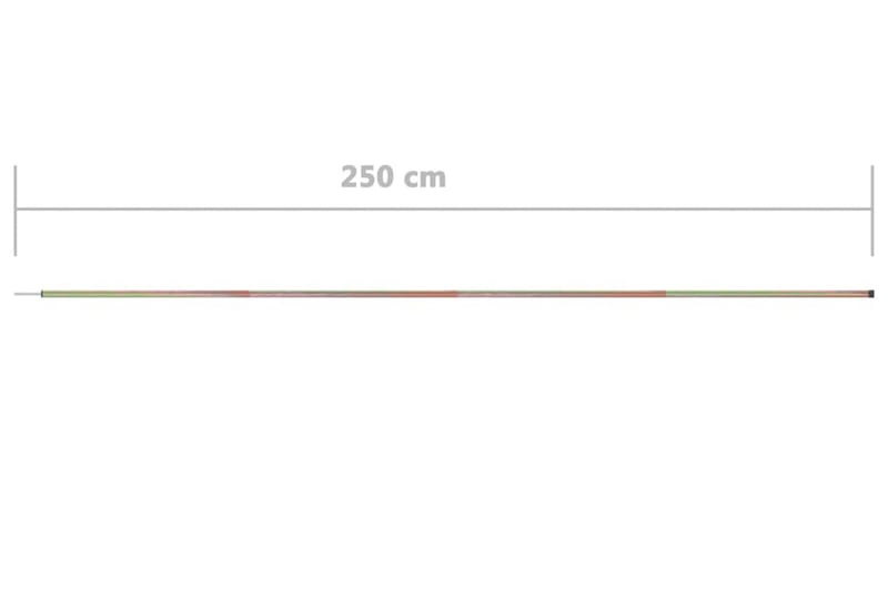 Stolpe till solsegel 250 cm galvaniserat stål - Guld - Utemöbler - Solskydd - Solsegel