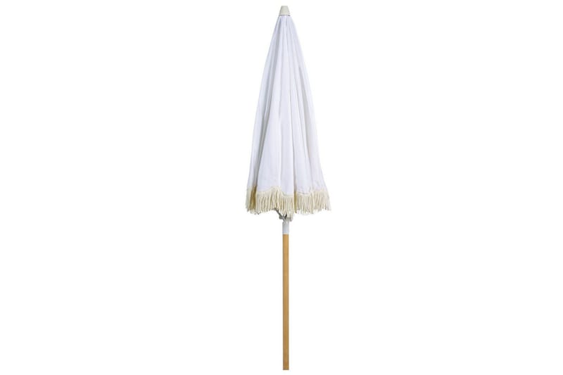 Teulon Parasoll 150 cm - Vit/Ljusbrun - Utemöbler - Solskydd - Parasoll