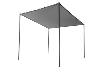 Trädgårdspergola Vimino - Grå, svart - Utemöbler - Solskydd - Pergola