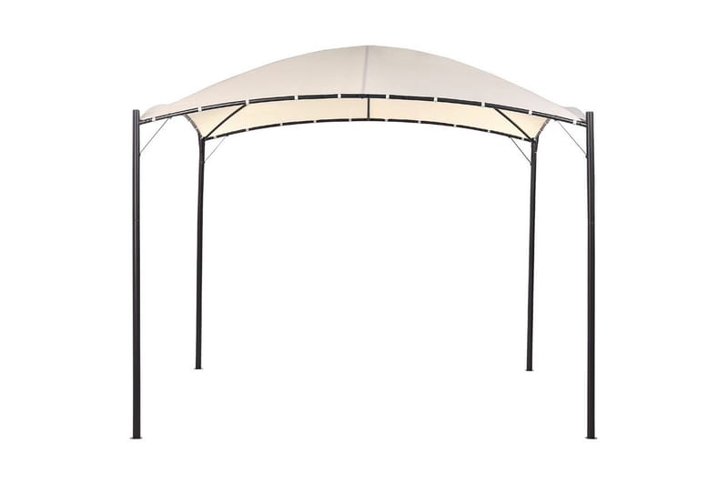 Trädgårdspergola Vomero Beige/svart - Beige/svart - Utemöbler - Solskydd - Pergola