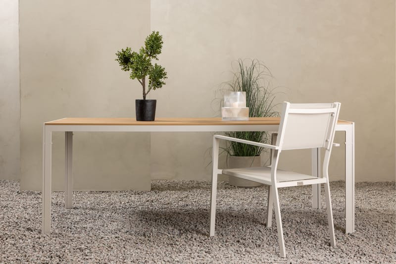 Break Matbord Utomhus 90x205 cm - Beige - Utemöbler - Trädgårdsbord & Utebord - Matbord ute