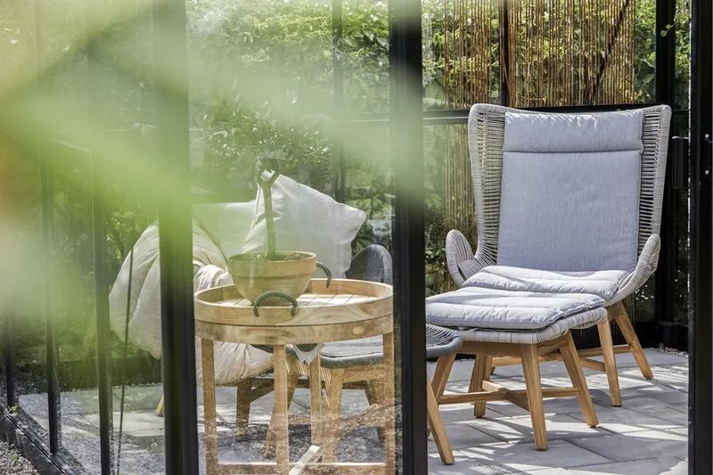 Himmelsnäs Runt Sidobord BrickUtebord och Avlastningsbord Utomhus 60 cm Trä - Brun - Utemöbler - Trädgårdsbord & Utebord - Sidobord utomhus