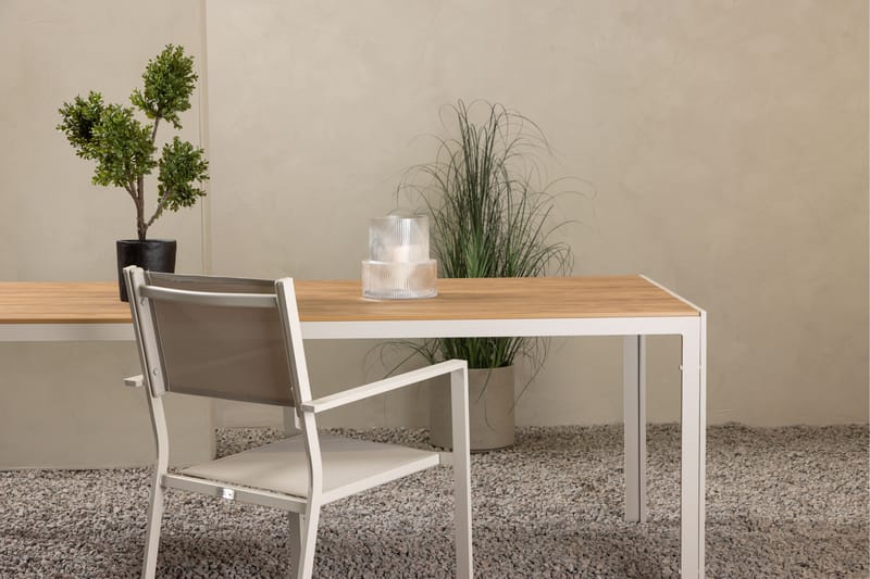 Break Matbord Utomhus 90x205 cm - Beige - Utemöbler - Trädgårdsbord & Utebord - Matbord ute