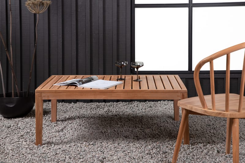 AMLAN Soffbord 70x110 cm Nature - Soffbord utomhus & loungebord - Sidobord utomhus - Loungemöbler