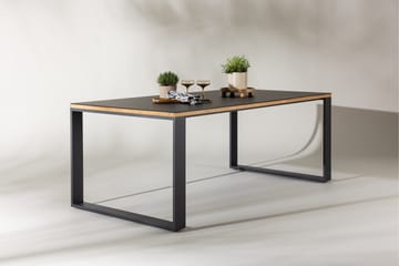 Aspvik Matbord 100x200 cm Svart - Svart - Utemöbler - Trädgårdsbord & Utebord - Matbord ute