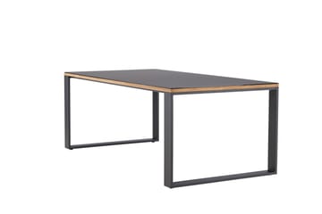 Aspvik Matbord 100x200 cm Svart - Svart - Utemöbler - Trädgårdsbord & Utebord - Matbord ute