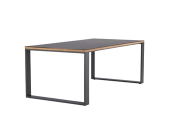 Aspvik Matbord 100x200 cm Svart - Svart - Utemöbler - Trädgårdsbord & Utebord - Matbord ute