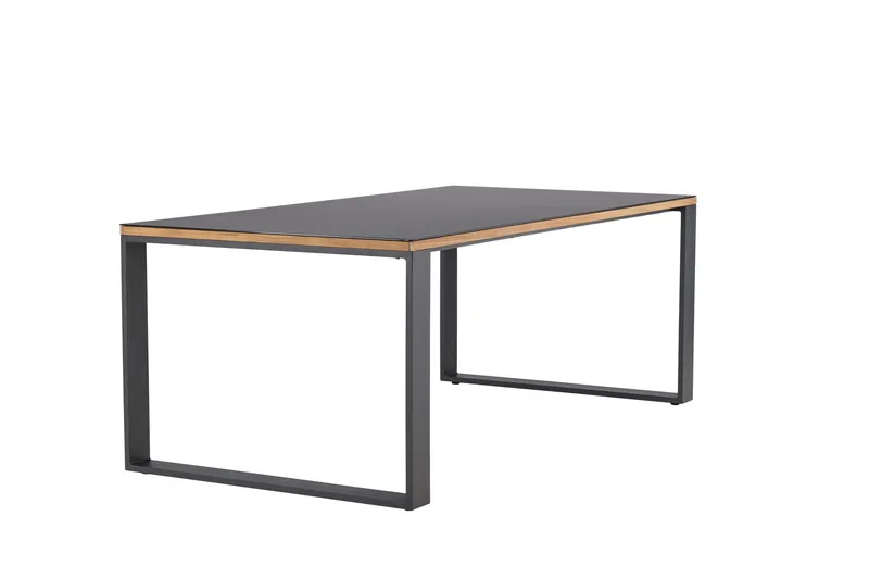 Aspvik Matbord 100x200 cm Svart - Svart - Utemöbler - Trädgårdsbord & Utebord - Matbord ute