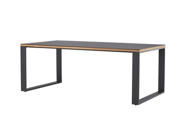 Aspvik Matbord 100x200 cm Svart - Svart - Utemöbler - Trädgårdsbord & Utebord - Matbord ute