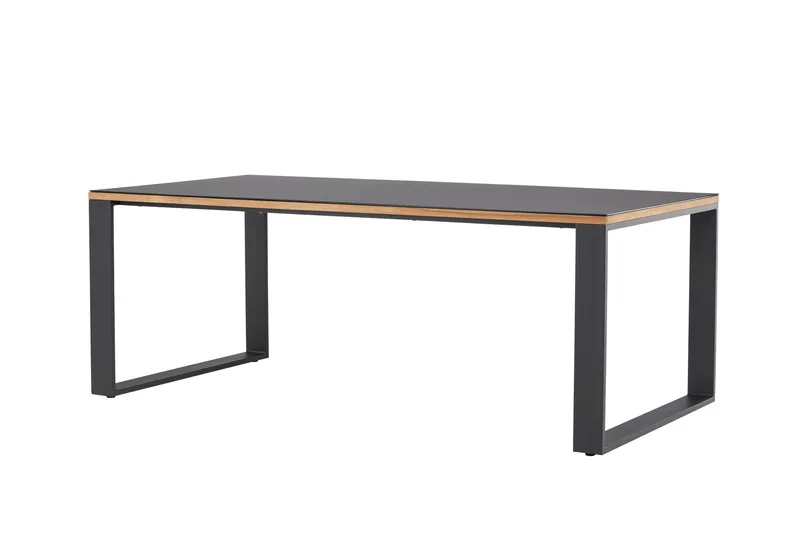 Aspvik Matbord 100x200 cm Svart - Svart - Utemöbler - Trädgårdsbord & Utebord - Matbord ute