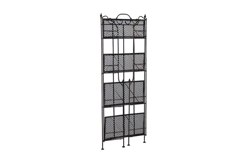 CARPINONE Trädgårdshylla 61x31 cm Svart - Utemöbler - Trädgårdsbord & Utebord - Avlastningsbord & brickbord utomhus