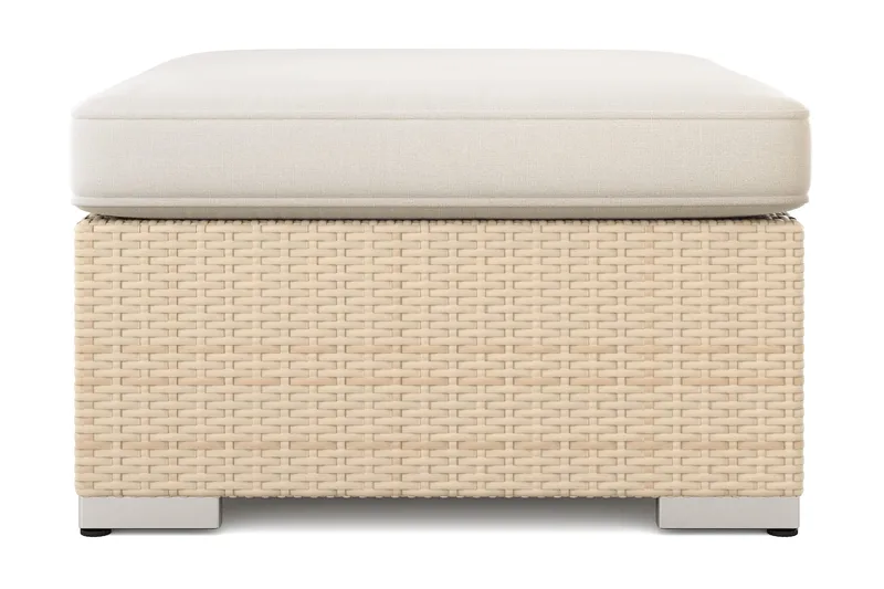 Bahamas Divanmodul - Loungebord utomhus 75x75 cm till soffor - Beige - Utemöbler - Trädgårdsbord & Utebord - Soffbord utomhus & loungebord