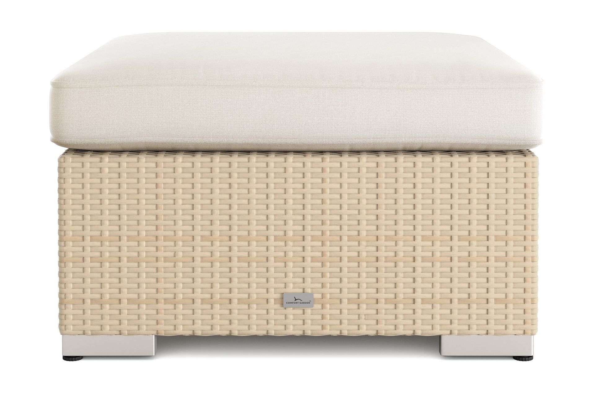 bahamas divanmodul - loungebord utomhus 75x75 cm till soffor - beige