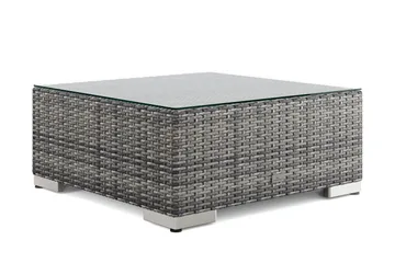 Bahamas Divanmodul - Loungebord utomhus 75x75 cm till soffor - Grå - Utemöbler - Trädgårdsbord & Utebord - Soffbord utomhus & loungebord