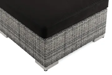 Bahamas Divanmodul - Loungebord utomhus 75x75 cm till soffor - Grå - Utemöbler - Trädgårdsbord & Utebord - Soffbord utomhus & loungebord