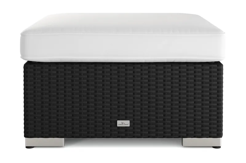 Bahamas Divanmodul - Loungebord utomhus 75x75 cm till soffor - Svart - Utemöbler - Trädgårdsbord & Utebord - Soffbord utomhus & loungebord