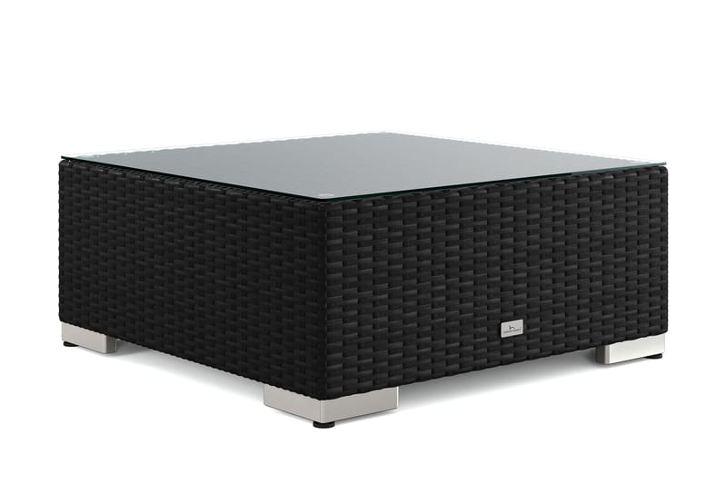 Bahamas Divanmodul - Loungebord utomhus 75x75 cm till soffor - Svart - Utemöbler - Trädgårdsbord & Utebord - Soffbord utomhus & loungebord