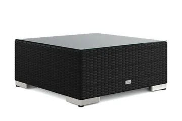 Bahamas Divanmodul - Loungebord utomhus 75x75 cm till soffor - Svart - Utemöbler - Trädgårdsbord & Utebord - Soffbord utomhus & loungebord