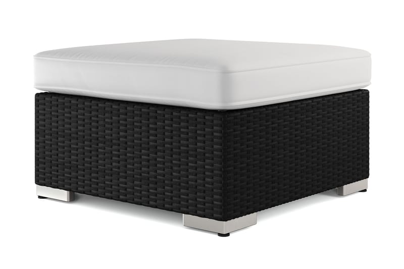 Bahamas Divanmodul - Loungebord utomhus 75x75 cm till soffor - Svart - Utemöbler - Trädgårdsbord & Utebord - Soffbord utomhus & loungebord