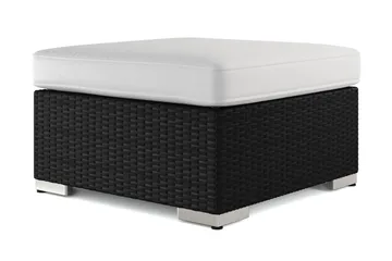 Bahamas Divanmodul - Loungebord utomhus 75x75 cm till soffor - Svart - Utemöbler - Trädgårdsbord & Utebord - Soffbord utomhus & loungebord
