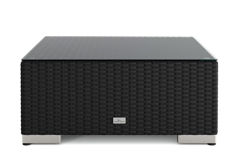 Bahamas Divanmodul - Loungebord utomhus 75x75 cm till soffor - Svart - Utemöbler - Trädgårdsbord & Utebord - Soffbord utomhus & loungebord