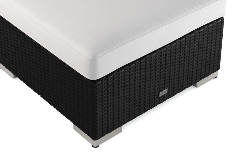 Bahamas Divanmodul - Loungebord utomhus 75x75 cm till soffor - Svart - Utemöbler - Trädgårdsbord & Utebord - Soffbord utomhus & loungebord