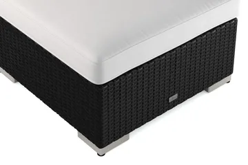 Bahamas Divanmodul - Loungebord utomhus 75x75 cm till soffor - Svart - Utemöbler - Trädgårdsbord & Utebord - Soffbord utomhus & loungebord