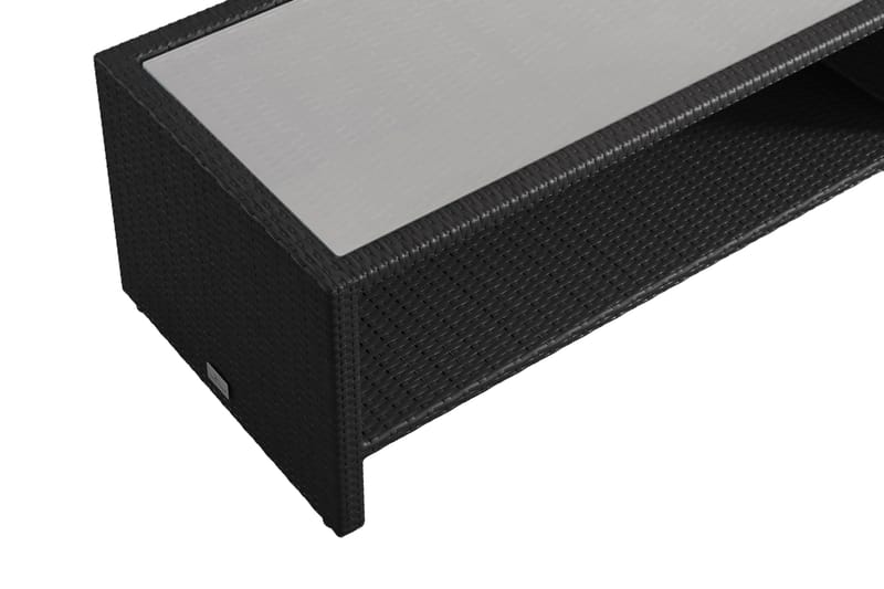 Bahamas Loungbord och Soffbord med hylla Utomhus 113 cm Kons NO BRAND - Utemöbler - Trädgårdsbord & Utebord - Soffbord utomhus & loungebord