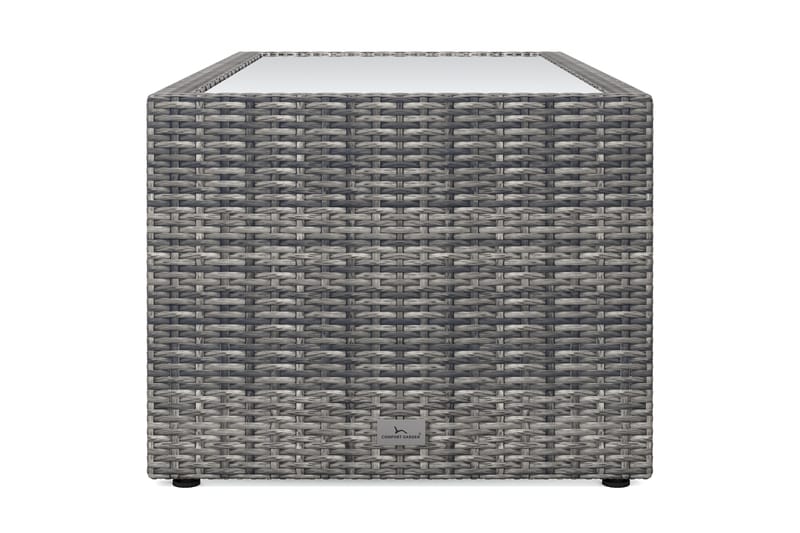 Bahamas Loungbord och Soffbord med hylla Utomhus 113 cm Kons - Utemöbler - Trädgårdsbord & Utebord - Soffbord utomhus & loungebord